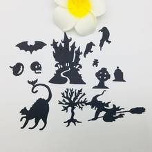 2022 New Halloween Metal Cutting Dies Stencil DIY Scrapbooking Album Stamp Paper Card Embossing Craft Decor 2024 - buy cheap