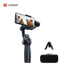 Funsnap Capture2S-cardán de mano de 3 ejes para teléfono móvil, estabilizador de enfoque, Zoom, para vídeo tiktok o youtobe Vlog en vivo 2024 - compra barato