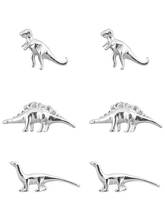 Conjunto de 3 par/set de pendientes Vintage de dinosaurio tiranosaurio Estegosaurio, joyería de disfraz para mujeres y adolescentes 2024 - compra barato