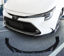 Front Bumper Diffuser Lip Spoilers For TOYOTA LEVIN ( COROLLA ) 2019 2020 2021 High Quality PP Auto Accessories 2024 - buy cheap