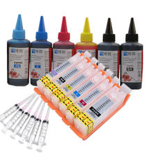 6 ink refill ink kit for PGI 580 CLI 581 ink cartridge  For CANON PIXMA  TS8150/TS8151/TS8152/TS8250/TS8251/TS8252/TS9150/TS9155 2024 - buy cheap