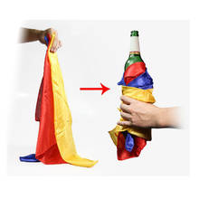 Appear Bottle From Silks Scarves Stage Magic Tricks Prop Toys Professional Magician Object Appearing From Silk Close up Illusion 2024 - buy cheap