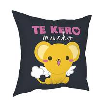 Cute Kero Pillow Case Home Decorative Card Captor Sakura Cushions Throw Pillow for Sofa Polyester Double-sided Printing Printed 2024 - buy cheap