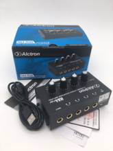 ALCTRON-miniamplificador de auriculares HA4plus, amplificador de auriculares estéreo de 4 canales, interfaz USB, estudio de grabación, divisor de auriculares mejorado 2024 - compra barato