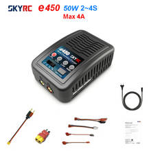 Carregador de equilíbrio para pilhas skyrc e450, carregador com múltiplos níveis de velocidade, 2s, 3s, lehv, 6s, 8s, nimh, ac, 110v-240v 2024 - compre barato