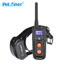 PET916-1 Petrainer-Collar de entrenamiento electrónico para perros, resistente al agua, recargable, con pantalla LCD retroiluminada azul 2024 - compra barato