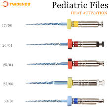 Dental Snake Movement Niti Heat Activation Endo Files Pediatric Files for Children Baby Root Canal Treatment Child Endo Files 2024 - buy cheap