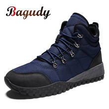 Autumn Men Waterproof Boots High Quality Man Ankle Boots Outdoor Men Winter Hiking Boots Fashion Work Shoes Men Sneakers 38-48 2024 - buy cheap