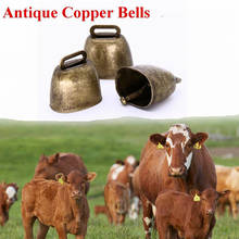 1PCS Cow Horse Sheep Grazing Copper Bels Large Thicken Cattle Sheep Copper Bells Loud Crisp Spread Farther Loud Prevent The Loss 2024 - buy cheap