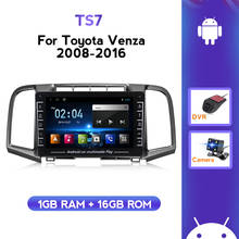 Radio con GPS para coche, reproductor Multimedia con vídeo, estéreo, 2Din, DVD, Bluetooth, SWC, DVR, 1280x720, para Toyota Venza 2008-2016 2024 - compra barato