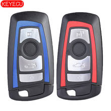 KEYECU 5PCS/Lot Smart Remote Key Shell Case Replacement 4 Button for BMW YGOHUF5662 Uncut HU100R 2024 - buy cheap