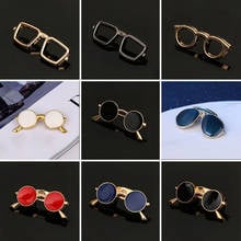 Classic Lapel Pin Enamel Pin Metal Sunglasses Womens Accessories Unisex Fashion Jewelry Gift 2024 - buy cheap