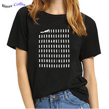 Camiseta holgada 100% algodón para mujer, camiseta informal de manga corta, camiseta tejida, camisetas para mujer, camisetas XS-3XL 2024 - compra barato