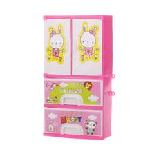 NEW Cartoon Rabbit Closet Wardrobe Doll Accessories For Barbie Doll Girls Toy Princess Bedroom Furniture 090B 2024 - buy cheap