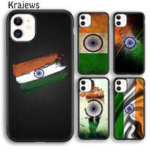 Krajews Indian Flag Soft Phone Case Cover For iPhone 5s 6s 7 8 plus X XR XS 11 12 13 pro max Samsung Galaxy S8 S9 S10 Plus 2024 - buy cheap