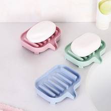 KITPIPI Sponge Holder PP Wheat Straw Storage Rack Drain Soap Box Tray Soapbox 1 Pcs Shower Soap Tray Tool Soap Dish Plate Holder 2024 - buy cheap