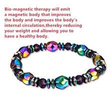 Pulsera Multicolor de moda para hombre y mujer pulsera magnética con cuentas de piedra brazalete de joyería de regalo para mujer 2024 - compra barato