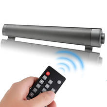 Orador sem fio 4.0 soundbar controle remoto tf cartão tv celular tablet surround sistema de som tv alto-falante preto 2024 - compre barato