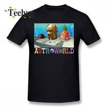 Travis scott T shirt Astroworld Hip hop Tees Homme Tee Shirt Boy Popular Custom For Man Quality Cotton T-Shirt 2024 - buy cheap