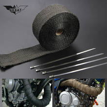 Motorcycle exhaust protection accessories For Yamaha drag star fazer fz6 vmax 1200 tracer 900 virago 535 virago 250 2024 - buy cheap
