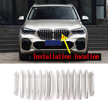 14 Pcs For BMW X5 G05 2019 Car Accessories ABS Front Grill Decoration Strips Trim Car Accessories 2024 - buy cheap