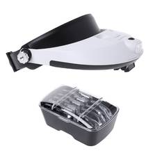 LED Lamp Light Headband Headset Head Jeweler Magnifier Magnifying Glass Loupe 2024 - buy cheap