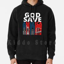 God Save America-Sudadera con capucha de manga larga, Kanye Vision 2020, God Save America, Kanye Vision 2020, God Save 2024 - compra barato
