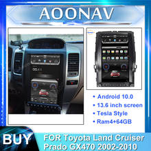 2din Android car radio multimedia player for Toyota Land Cruiser Prado GX470 2002-2010 car stereo head unit GPS navigation 2024 - buy cheap