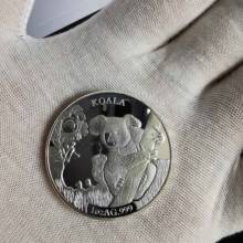 2019 austrália moeda de prata animal coala, fofo crocoala água salgada cobra canguru vermelho 1oz 999 moedas banhadas a prata gatos presentes 2024 - compre barato