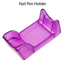 2021 Hot Sale Purple Plastic Electric Nail Craft Drill File Bit Manicure Machine Pen Holder Stand For Nails Art 2024 - buy cheap