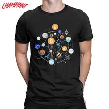 Bitcoin BTC Crypto Currency T-Shirt Men Cryptocurrency Pure Cotton Tee Shirt Short Sleeve T Shirts Birthday Present Clothes 2024 - buy cheap