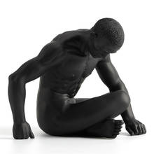 Estilo Europeo arte corporal Yoga Pose Muscular hombre artesanía de resina escultura decoración creativa Sala TV gabinete arte figuritas adornos X3056 2024 - compra barato
