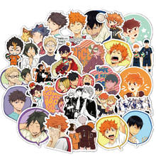 Haikyuu-pegatinas impermeables de dibujos animados, pegatina de Graffiti para portátil, equipaje, monopatín, pegatinas para teléfono, Scrapbooking, DIY, 50 Uds. 2024 - compra barato