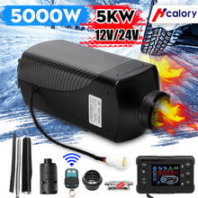Hcalory 5KW 12V/24V Car Heater Air Diesel Heater for RV bus Boats van,To replace Eberspacher D4,  parking heater +Remote+Silence 2024 - buy cheap