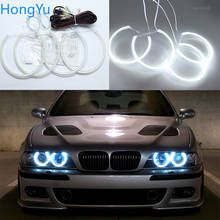 Для BMW 5 серии E39 OEM 2001 2002 2003 Smd комплект светодиодов «глаза ангела» отличное Ультра яркое освещение DRL дневные ходовые огни 2024 - купить недорого