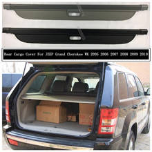 Rear Cargo Cover For JEEP Grand Cherokee WK 2005 2006 2007 2008 2009 2010 Privacy Trunk Screen Security Shield Shade Accessories 2024 - buy cheap