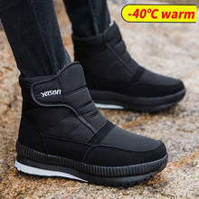 Winter Boots Men Warm Men‘s Winter Shoes Winter Shoes for Men Fur Warm Waterproof Ankle Snow Boots Outdoor Plush Shoes Men 2024 - buy cheap