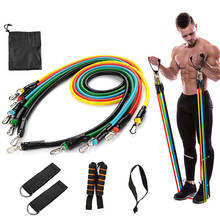 11 pcs Yoga Band Tube Resistance Bands Set Fitness Elastic Rubber Band Training Workout Expander Pull Rope Gym Fitness Equipment 2024 - buy cheap