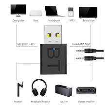 Bluetooth-compatível transmissor sem fio 5.0 receptor adaptador como estéreo de alta fidelidade áudio fone de ouvido música adaptador para carro tv alto-falante 2024 - compre barato