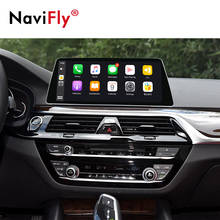 Navifly 4g + 64g android 10 gps do carro glonass navegação multimídia player para bmw série 5 g30 2018 evo sistema carplay dsp 4g lte 2024 - compre barato