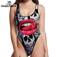 NADANBAO One Piece Swimwear Swimwear Sexy Print Bathing Suit Bikini Bathing Suits 2024 - buy cheap