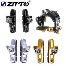 Ztto Road Bike Brake Pads Rubber Brake Pad 1pair Road Brake Block Braking Holder Shoes Cycle Brake Hoof Part Bicycle 2024 - buy cheap