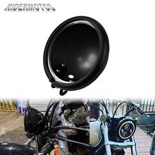 Motorcycle 5.75" Headlight Light Bulb Bucket Housing Matte Black For Harley Sportster XL Touring Street Glide Sofatil Dyna FXD 2024 - buy cheap