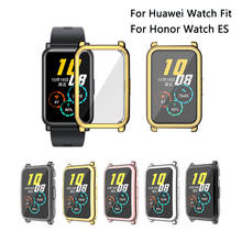Soft TPU Case For Huawei Watch Fit Protective Case Cover Screen Protector Smart Watch Accessories For Honor Watch ES 2024 - buy cheap