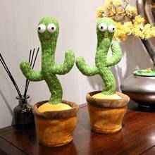 Cactus Plush Doll Funny Educational Cute Dancing Cactus Stuffed Toy for Valentines 2024 - buy cheap