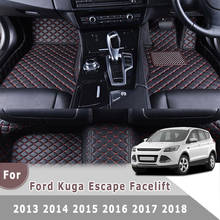 RHD ковры для Ford Kuga Escape Facelift 2018 2017 2016 2015 2014 2013 автомобильные коврики автомобильные аксессуары для интерьера стильные коврики 2024 - купить недорого