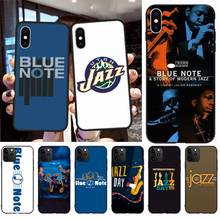 Мягкий резиновый чехол для телефона CUTEWANAN Blue Note Jazz Music Records для iPhone 11 pro XS MAX 8 7 6 6S Plus X 5S SE 2020 XR 2024 - купить недорого