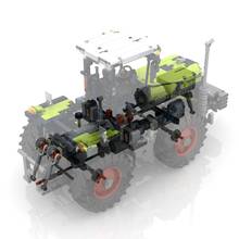 Juego de bloques de construcción de motor de Control remoto para niños, juego de ladrillos de alta tecnología para 42054 CLAAS XERION TRAC VC 5000, DIY 2024 - compra barato