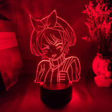 Lámpara 3D de Anime Kawaii Rent a Girlfriend, luz nocturna de Sarashina Ruka para decoración de dormitorio de niños, regalo de cumpleaños, Manga Kanojo Okarishimasu 2024 - compra barato