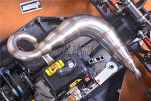 Handmade Powerfull Steel Exhaust Pipe for 1/5 Scale Rovan LT LOSI 5IVE-T 2024 - buy cheap